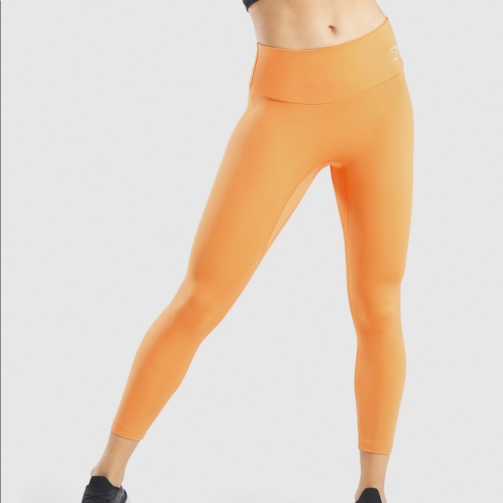 Gymshark Training 7/8 Leggings - Orange